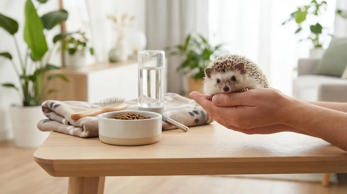 毎日のお世話とハリネズミの慣らし方