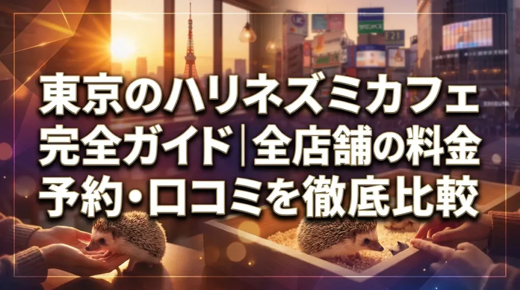 東京のハリネズミカフェ完全ガイド｜全店舗の料金・予約・口コミを徹底比較