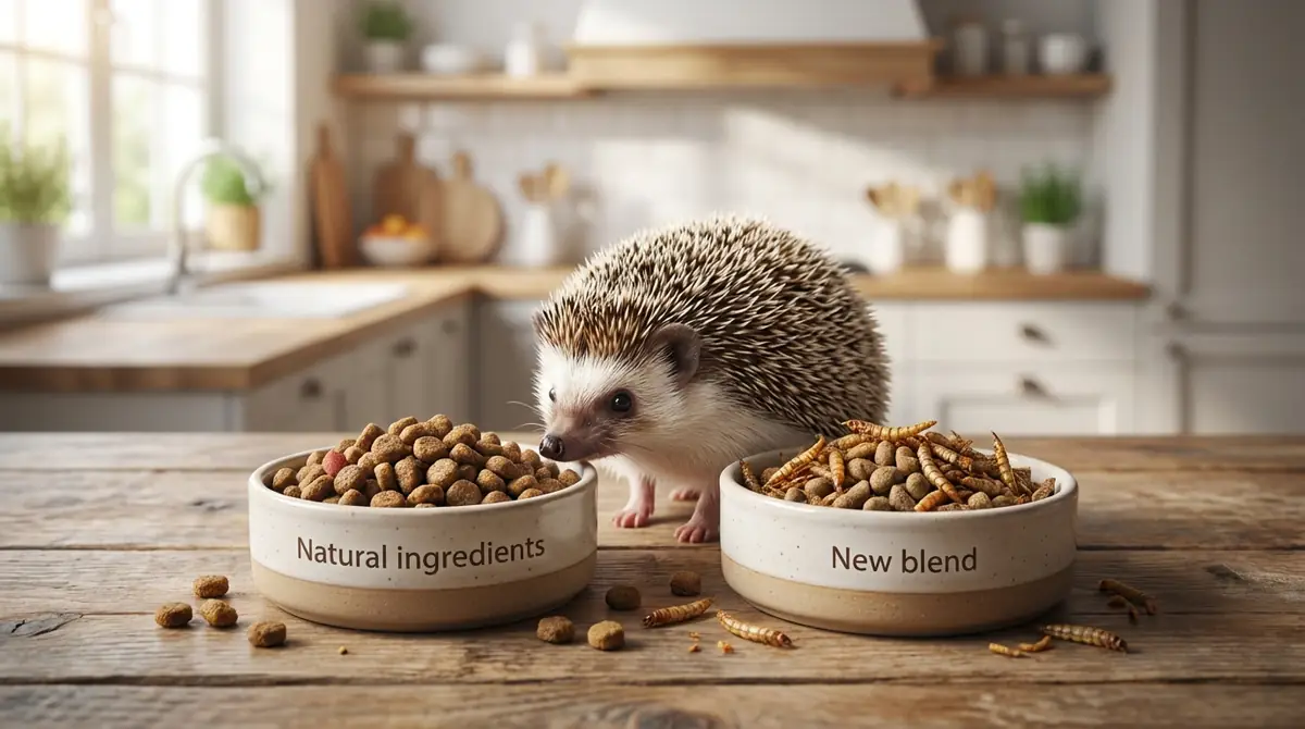 ハリネズミのフード選びと切り替え方法