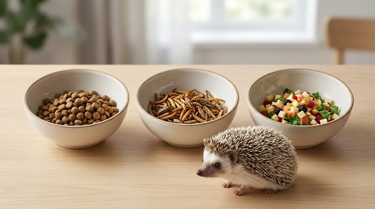 【結論】ハリネズミが食べる餌は3種類の組み合わせが基本