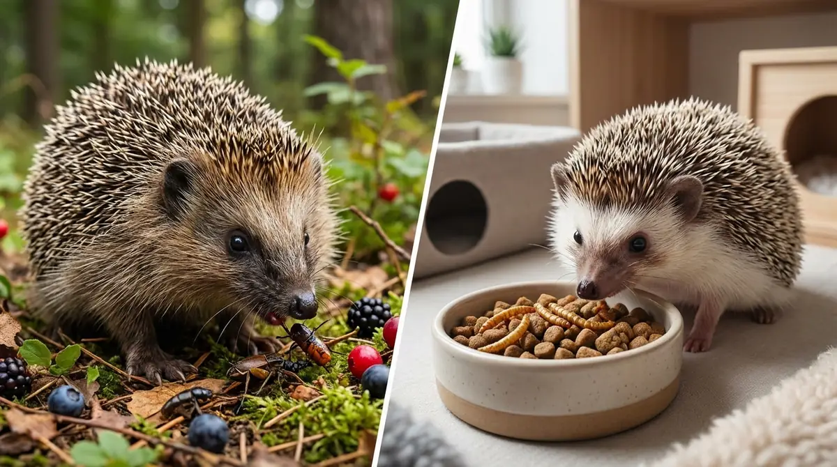 ハリネズミの食性とは?野生と飼育下の違いを解説