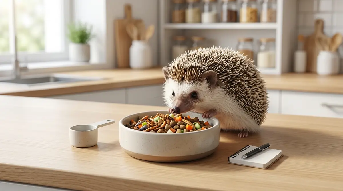 ハリネズミの餌の量と与え方|実践ガイド