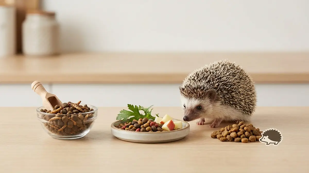 ハリネズミのフード選びで見るべき3つのポイント