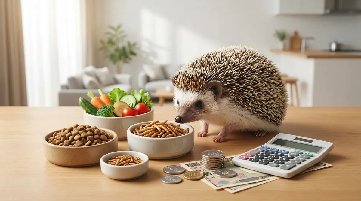 ハリネズミの餌代は月にいくらかかる?