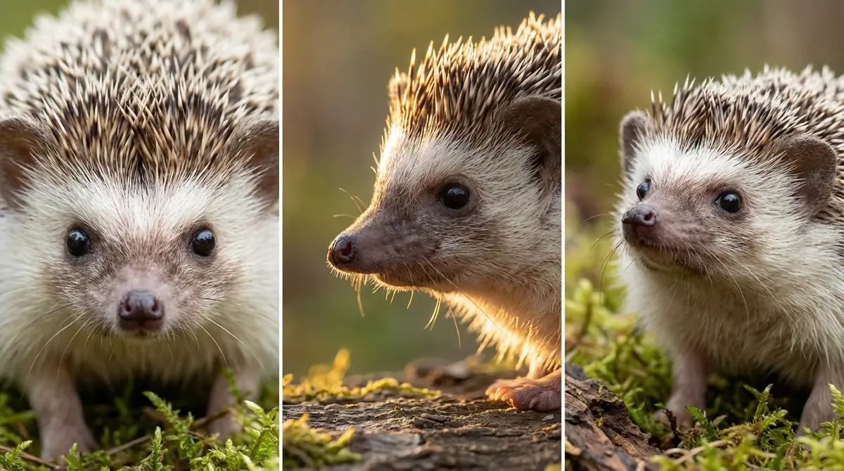 ハリネズミの顔を可愛く撮影する3つのコツ