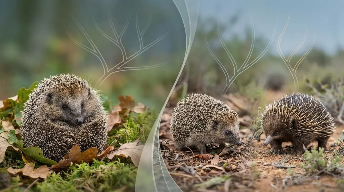 ハリネズミと似た動物の分類上の違い
