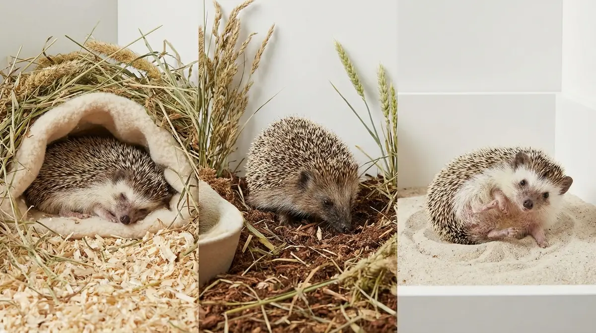 ハリネズミに床材が必要な3つの理由