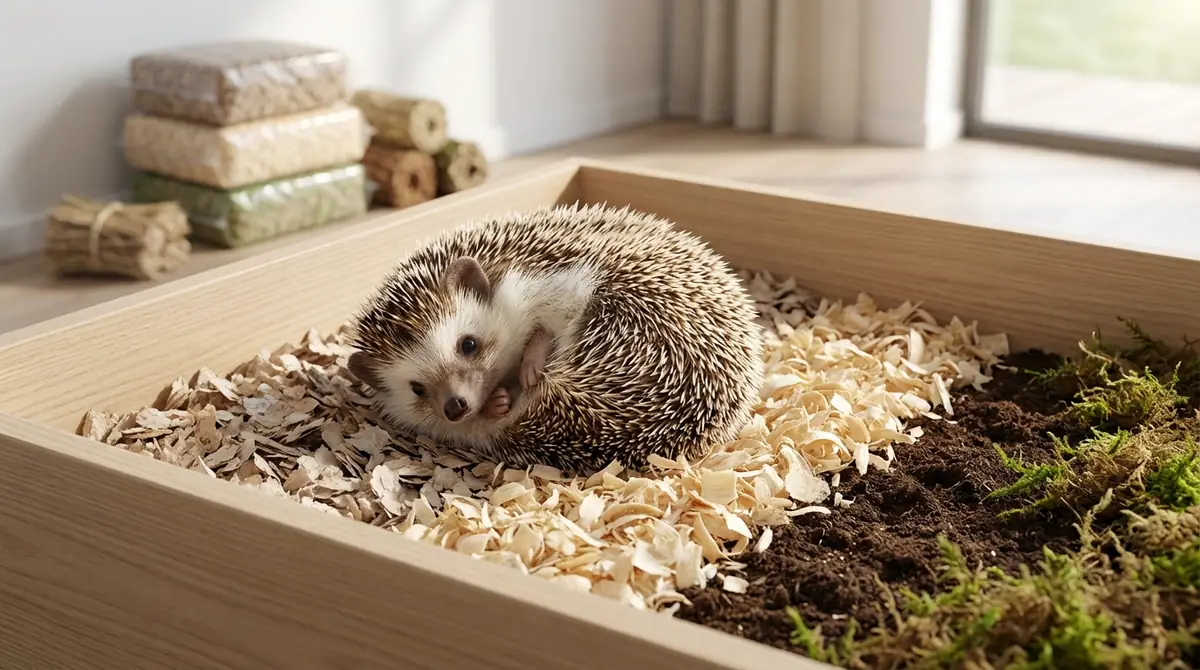 ハリネズミの床材の選び方｜失敗しない3つの判断基準