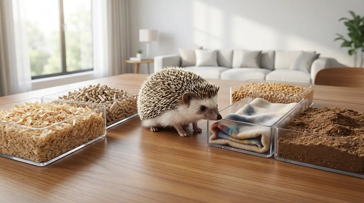 【タイプ別】あなたに合ったハリネズミの床材はコレ