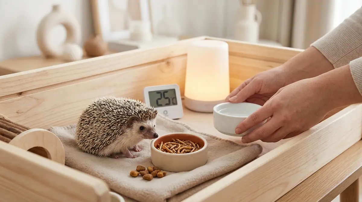 ハリネズミの飼い方｜温度・餌・日々のお世話の基本