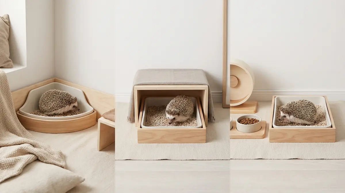 ハリネズミのトイレ設置場所｜成功率を上げる3つのパターン