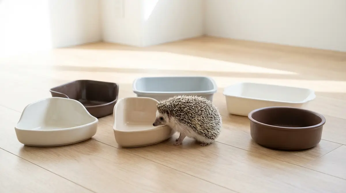 ハリネズミ用トイレ容器の選び方