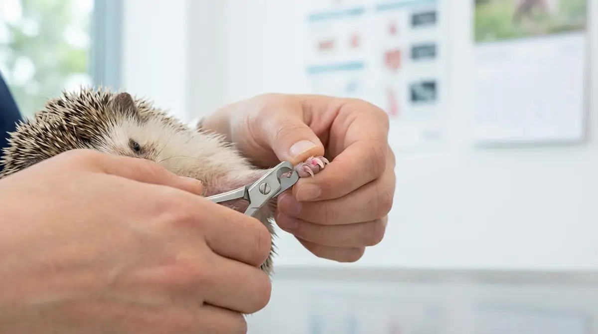 【結論】ハリネズミの爪切りは月1〜2回・血管の2mm手前まで