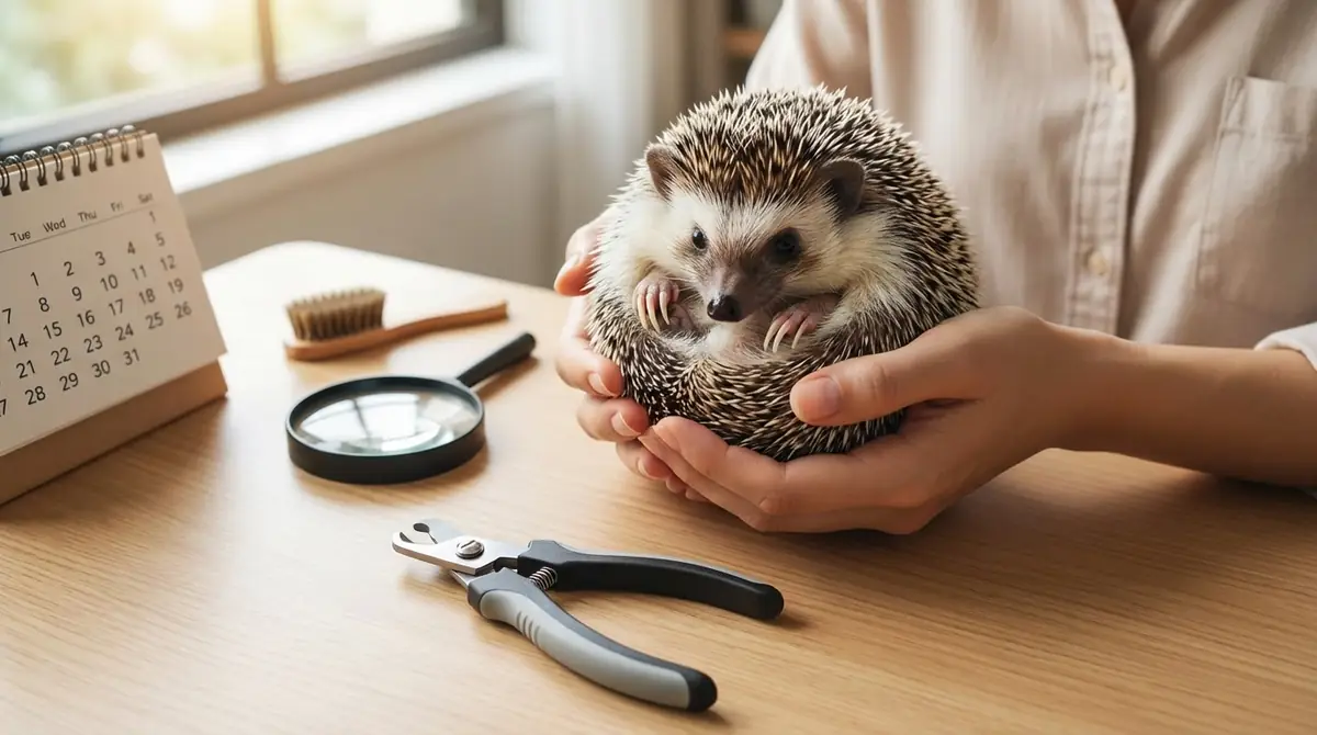 ハリネズミの爪切り頻度と「切り時」の見極め方