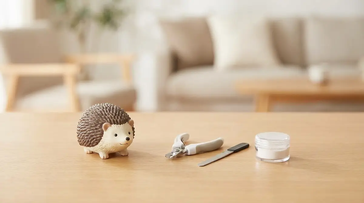 ハリネズミの爪切りに必要な道具リスト