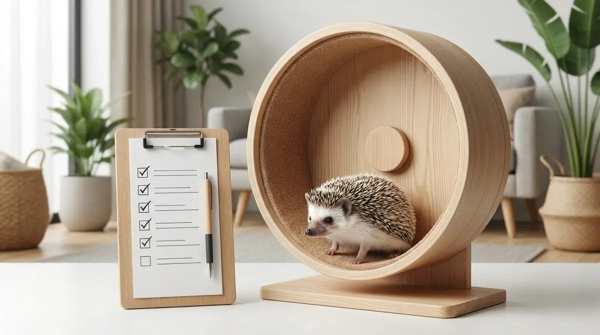 まとめ｜ハリネズミの回し車選びチェックリスト