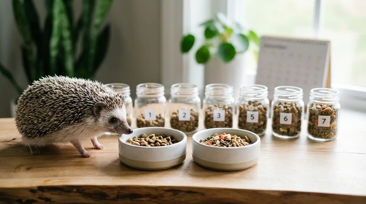 ハリネズミフードの切り替え方|失敗しない7日間プログラム