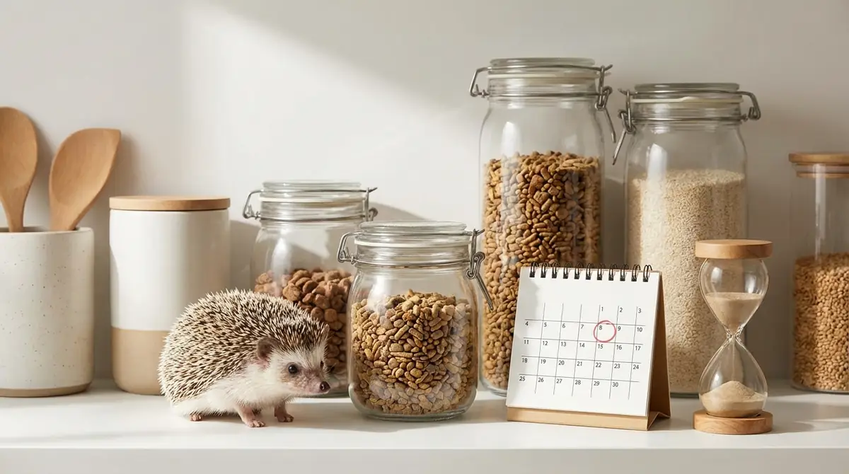 ハリネズミフードの保存方法と賞味期限の注意点