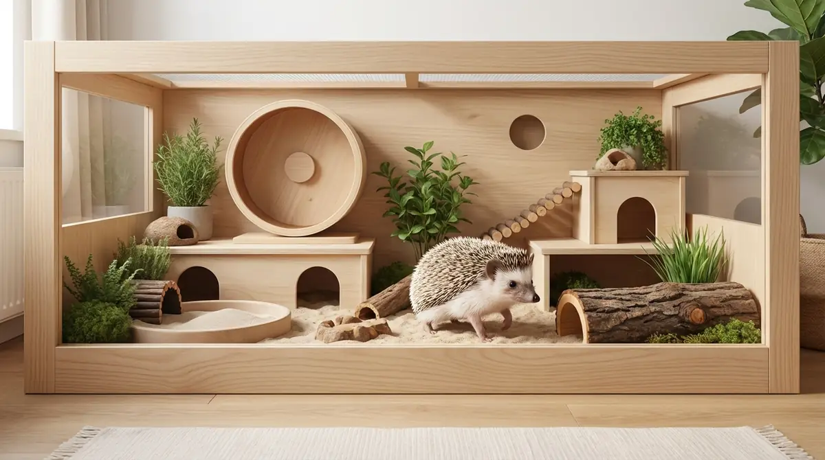 ハリネズミの大きさに合った飼育環境の整え方