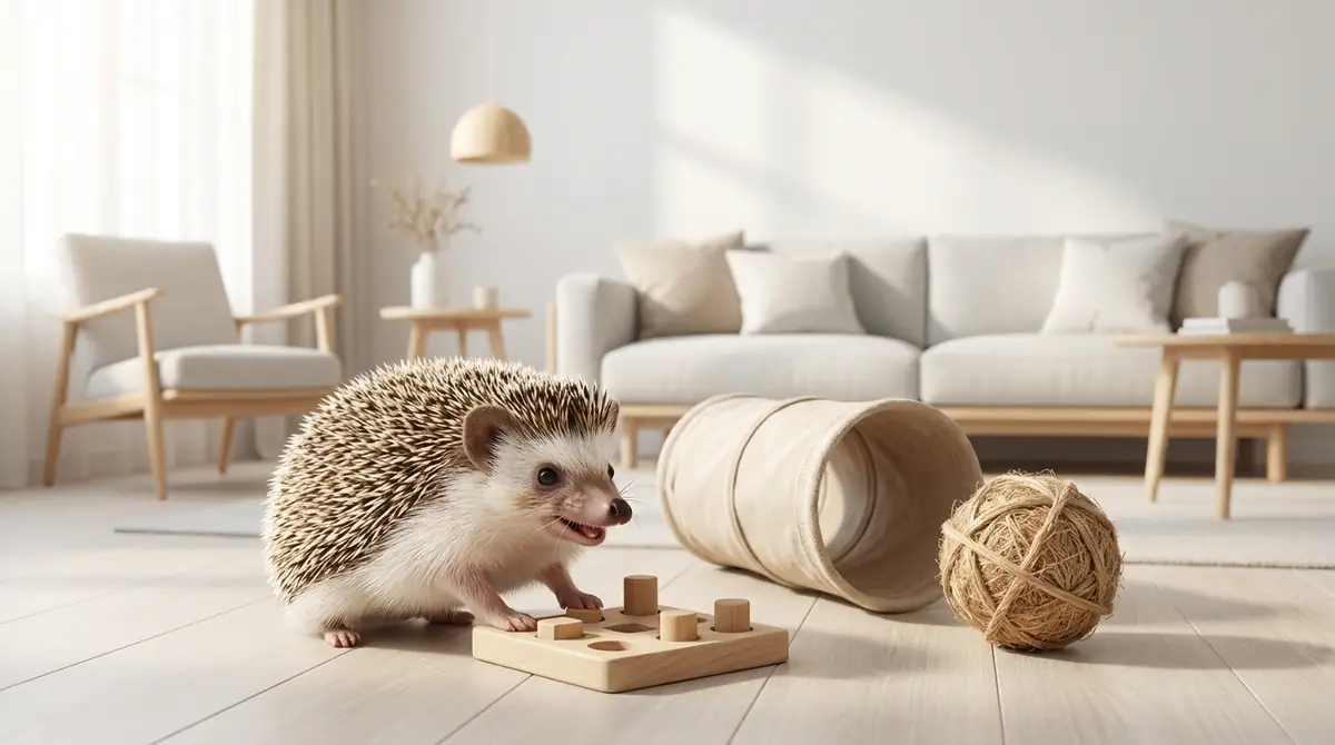 ハリネズミが喜ぶおもちゃの与え方・使い方