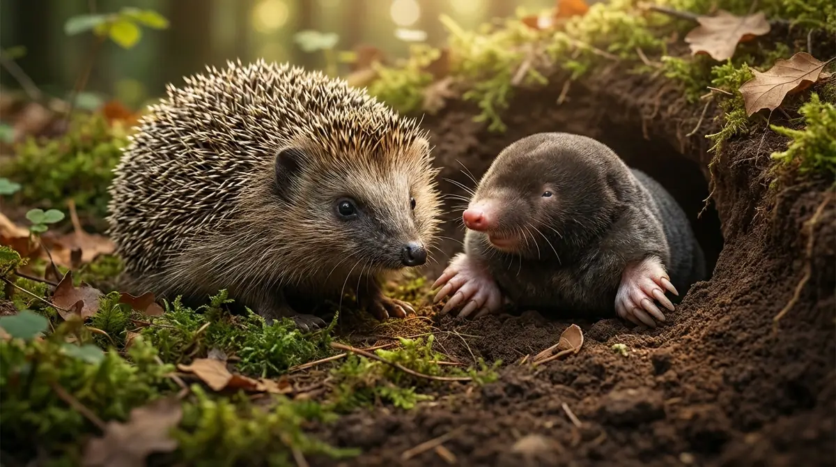 ハリネズミとモグラの共通点|同じ仲間である3つの証拠