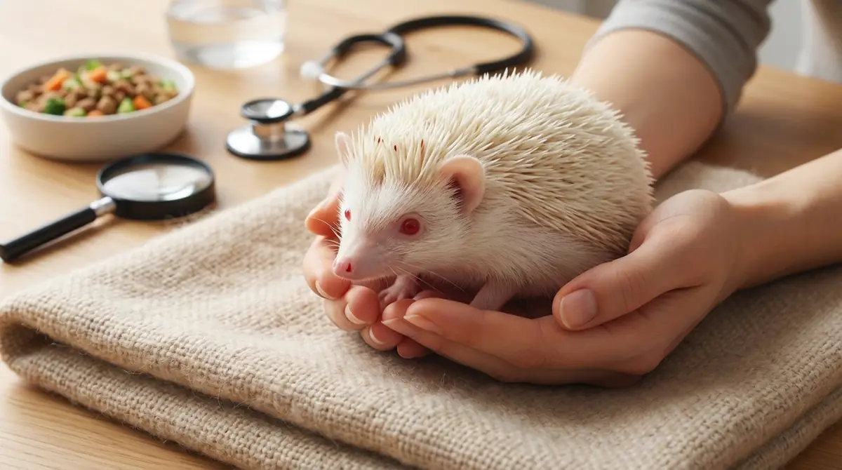 アルビノハリネズミの健康上の注意点