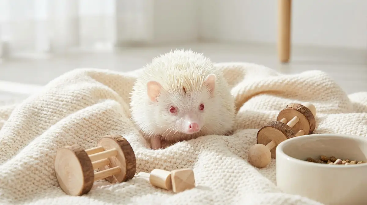 アルビノハリネズミの飼い方|5つの重要ポイント