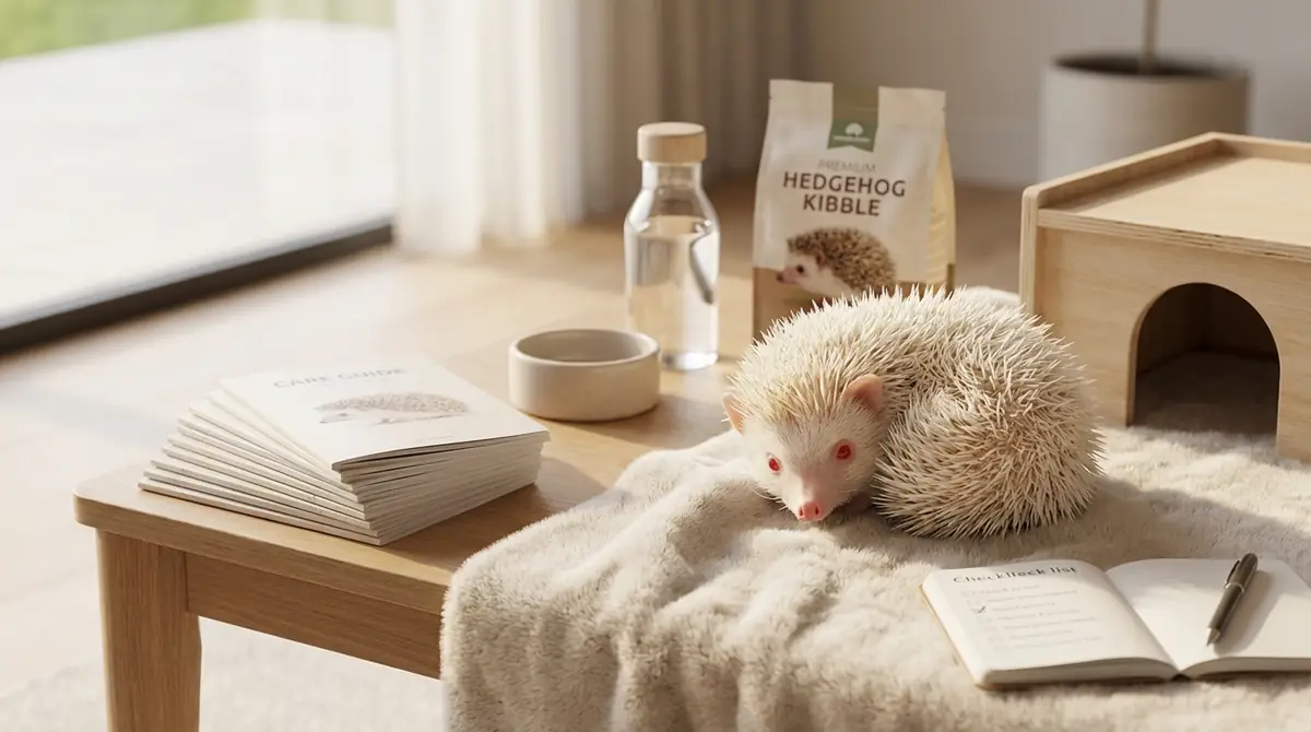 まとめ|アルビノハリネズミを迎える前の準備チェックリスト