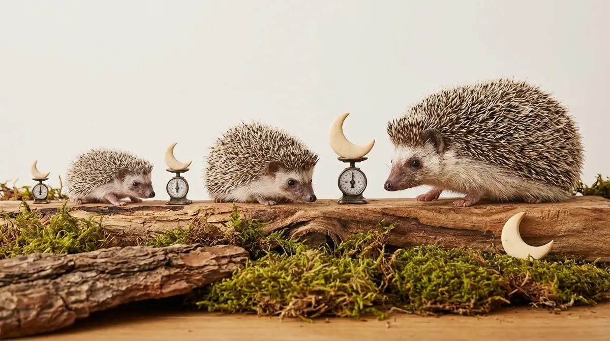 【月齢別】ハリネズミの体重推移と成長の目安