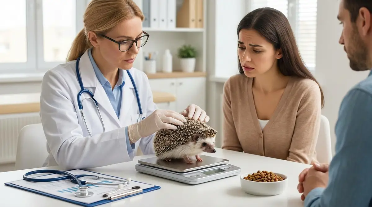 ハリネズミの体重に異常があるときの原因と対処法