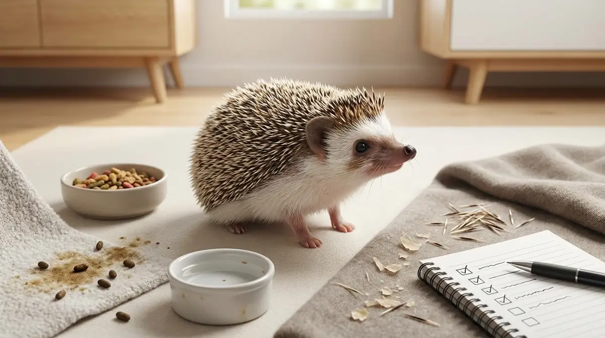 ハリネズミが臭くなる5つの原因【チェックリスト付き】