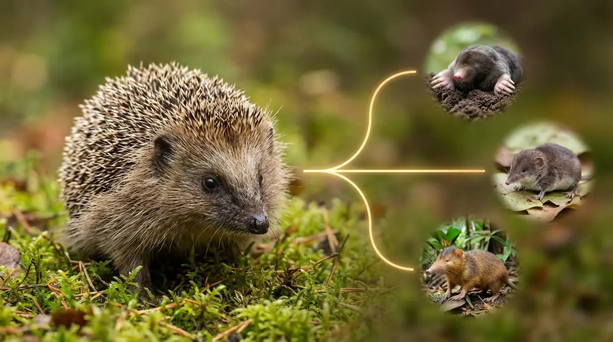 ハリネズミに最も近い動物は？意外な親戚関係を解説