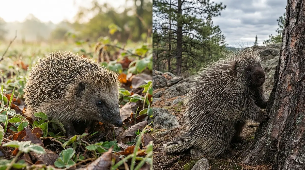 ハリネズミとヤマアラシの生態・習性の違い
