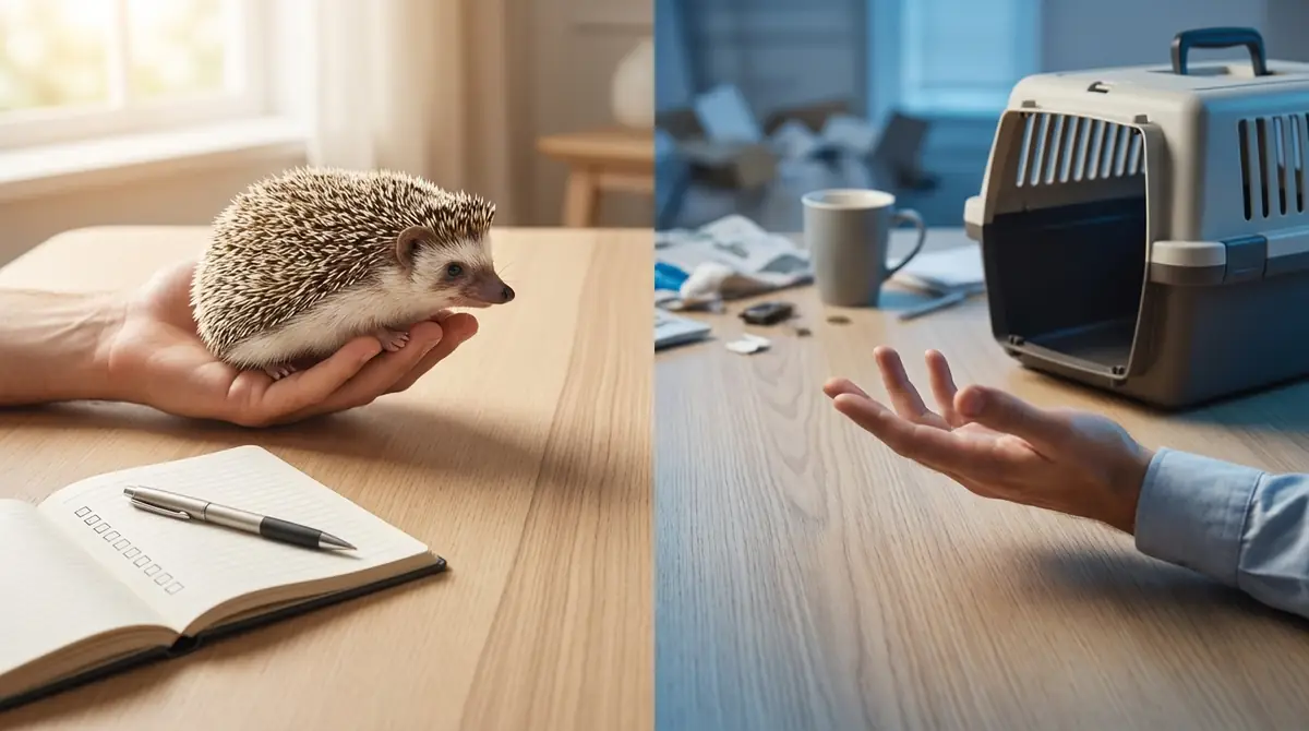 【チェックリスト】ハリネズミに向いている人・向いていない人