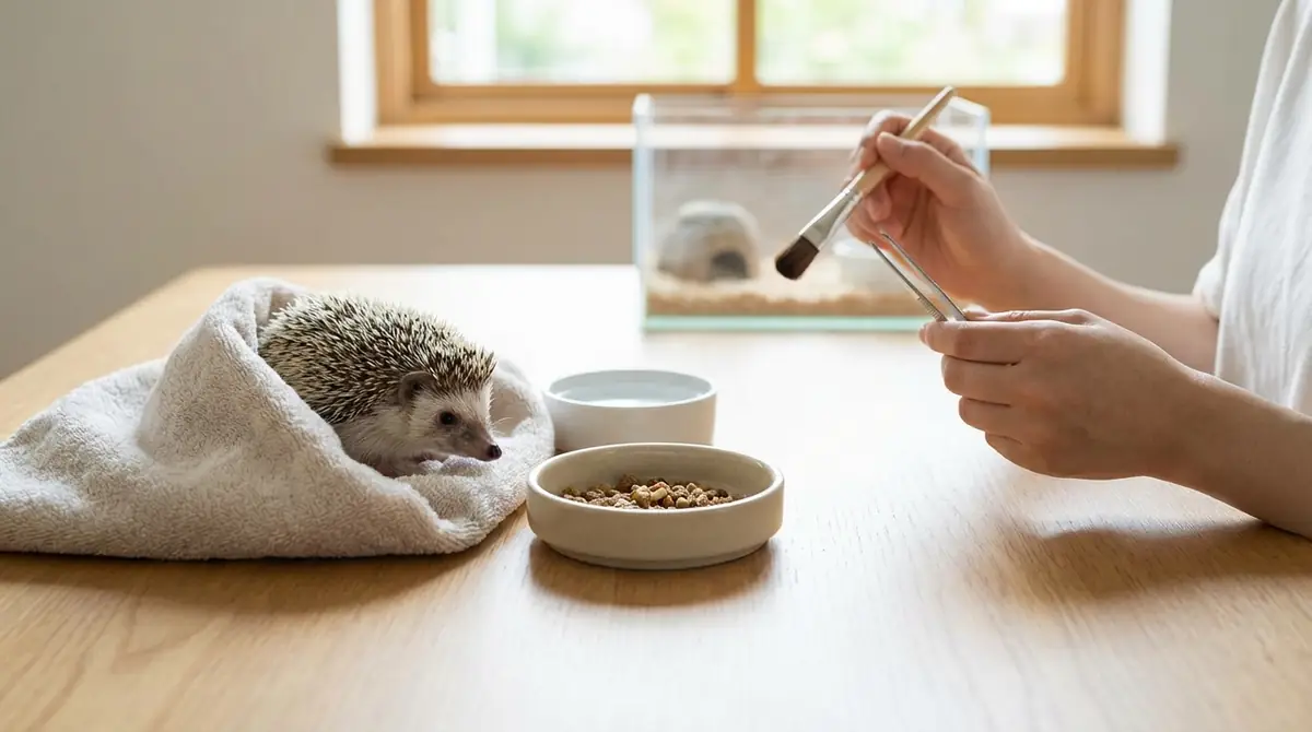 ハリネズミの基本的な飼い方｜毎日のお世話ルーティン
