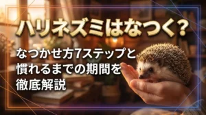 ハリネズミはなつく？なつかせ方7ステップと慣れるまでの期間を徹底解説