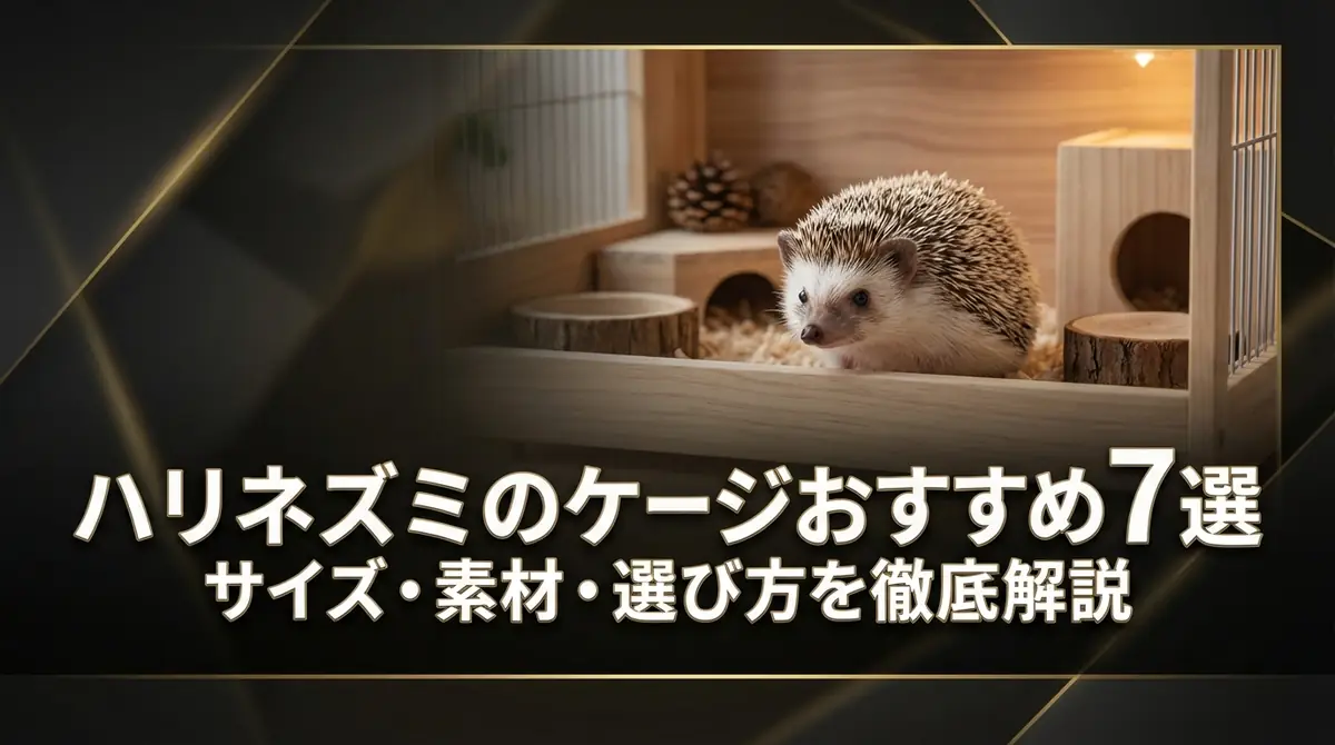 ハリネズミのケージおすすめ7選｜サイズ・素材・選び方を徹底解説