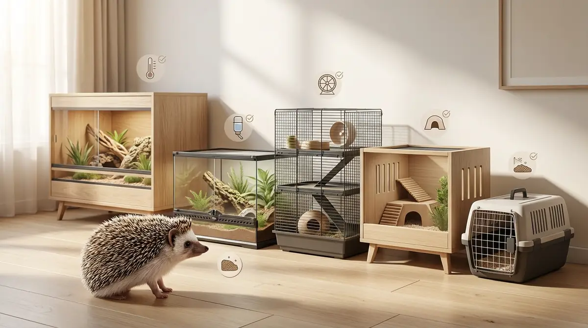 ハリネズミのケージ選び5つのチェックポイント