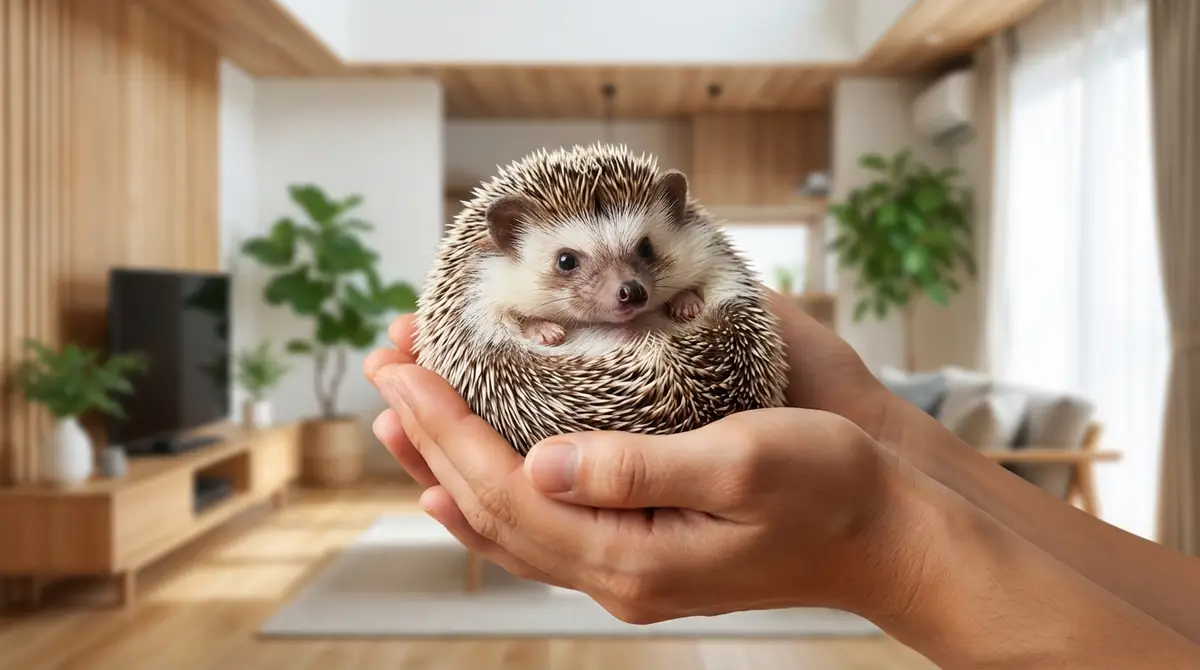 ハリネズミの正しい触り方・持ち方