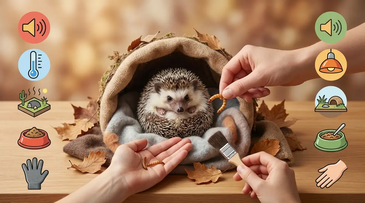 ハリネズミがなつかない原因5つと対処法