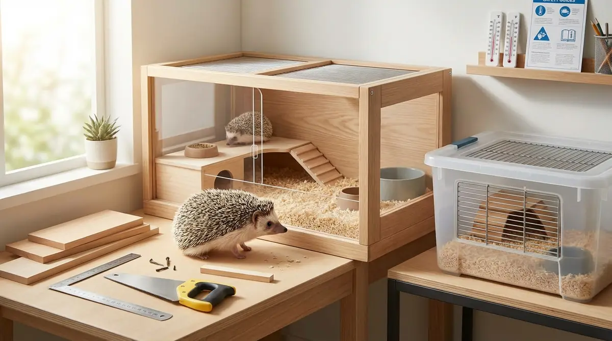 ハリネズミのケージは代用・自作できる？注意点を解説