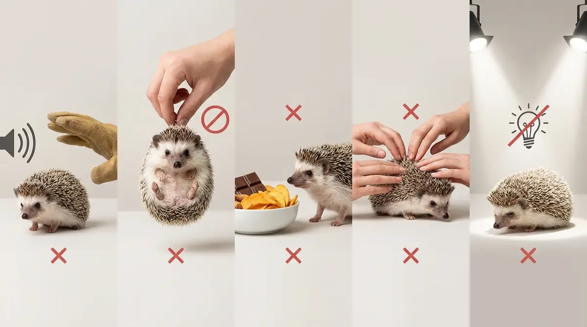 ハリネズミに絶対やってはいけないNG行動5選