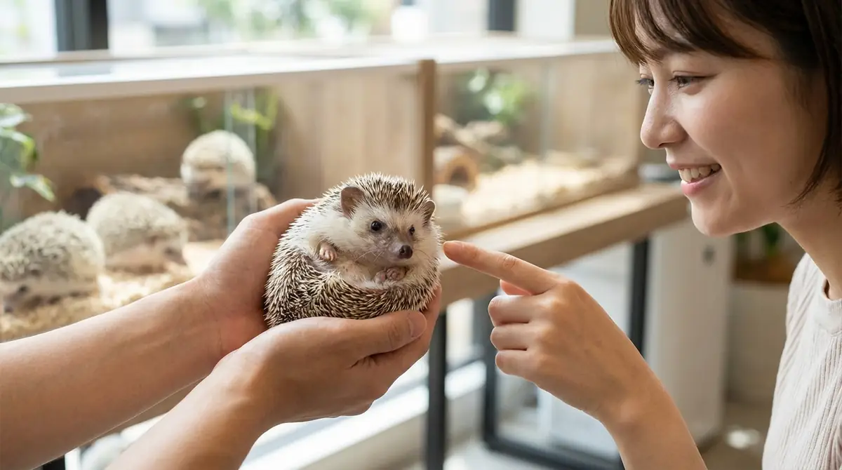 なつきやすいハリネズミの選び方【購入前にチェック】
