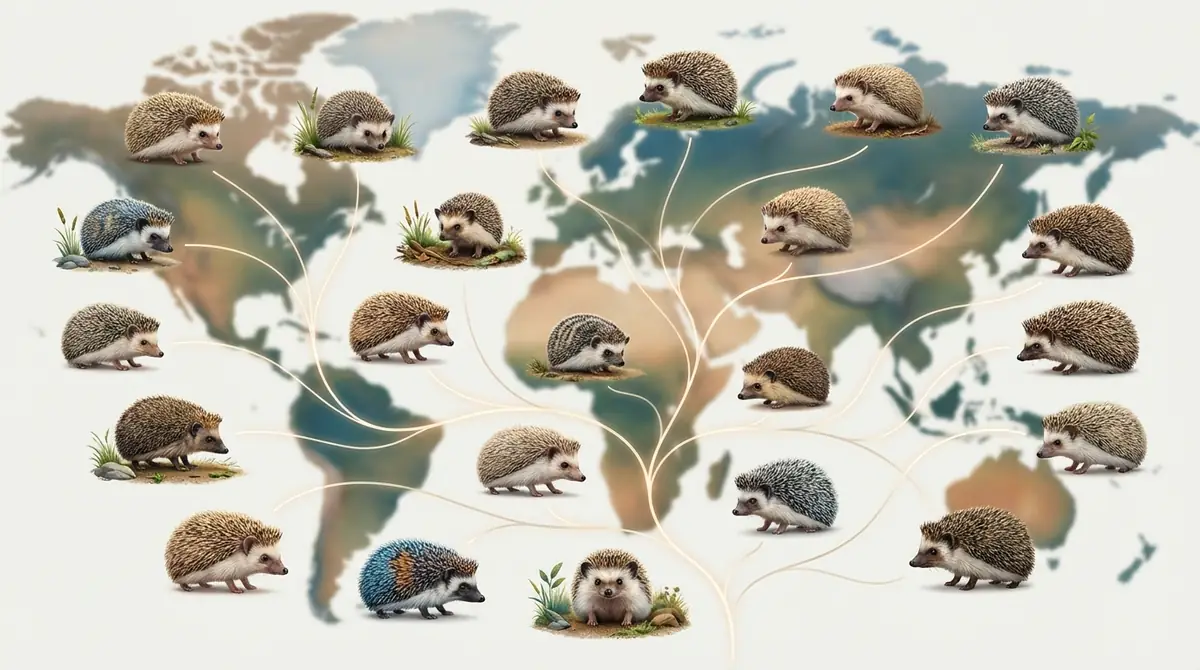 世界に生息するハリネズミは全16種類｜一覧と分類