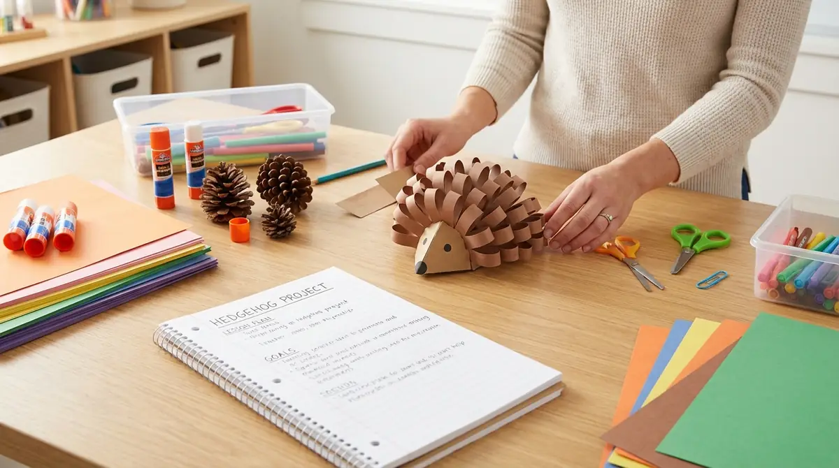 はりねずみ製作のねらいと導入のコツ【指導案にそのまま使える】