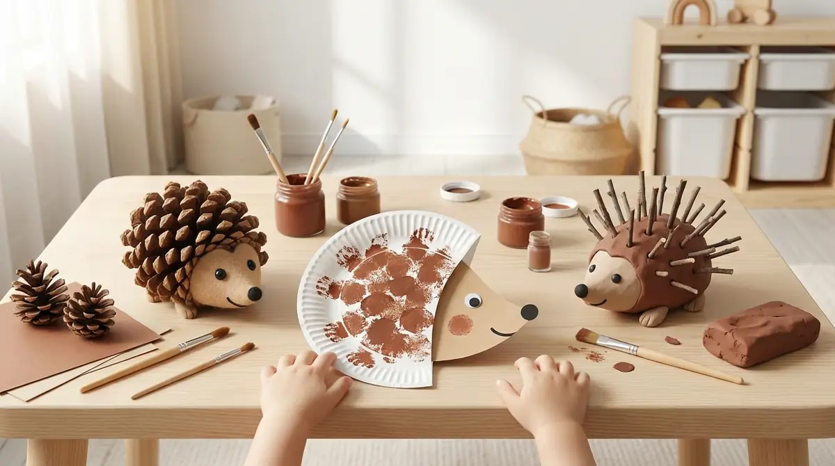 【0〜2歳児】簡単にできるはりねずみ製作アイデア3選