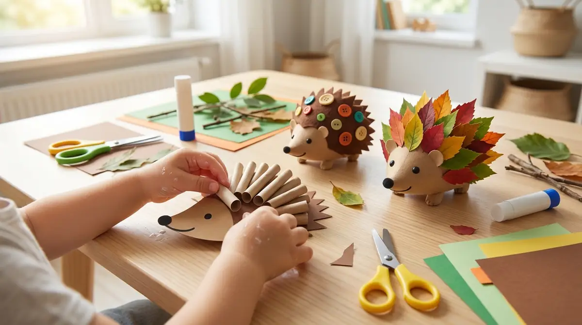 【3歳児】はさみ・のりを使うはりねずみ製作アイデア3選