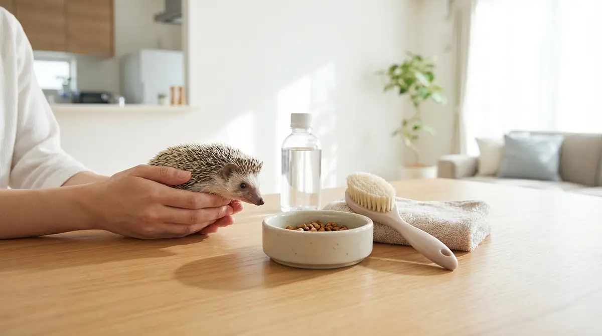 ハリネズミの飼い方｜毎日のお世話ルーティン