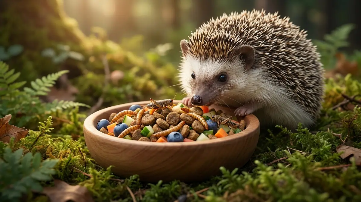 ハリネズミの餌と正しい与え方