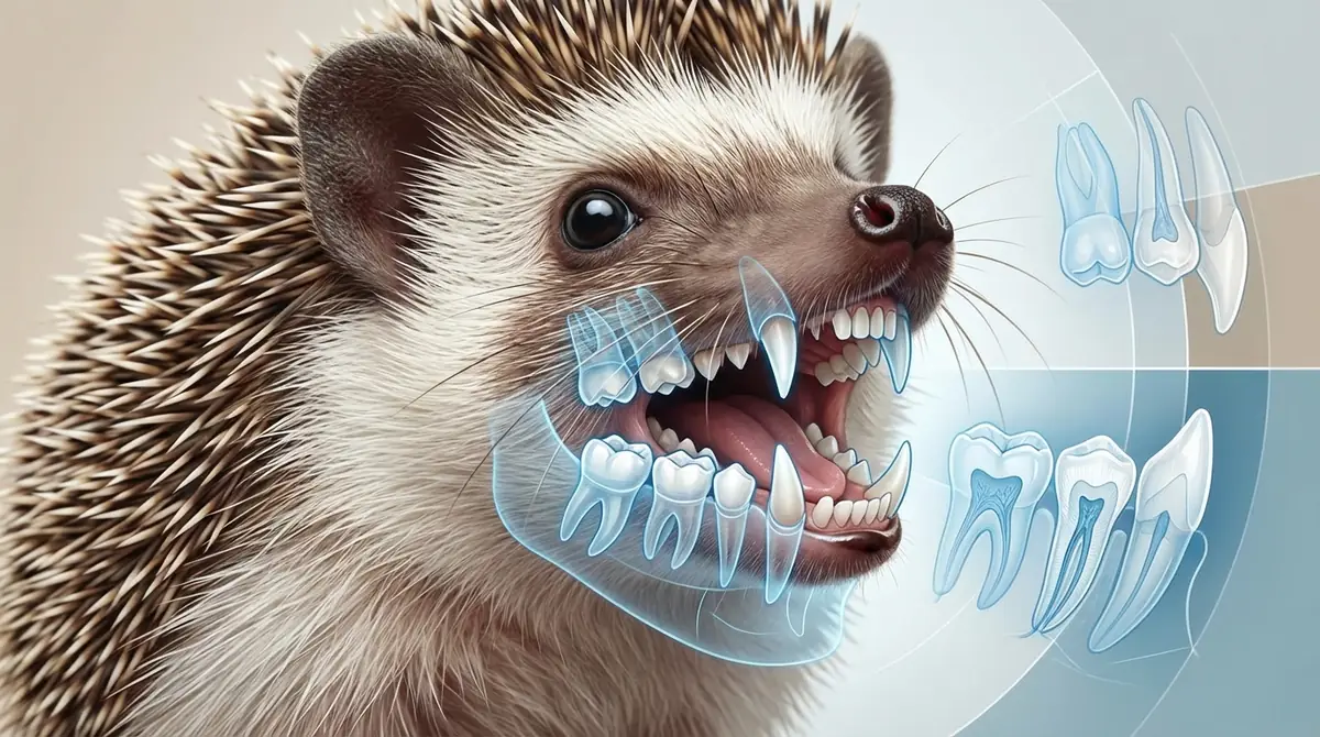 ハリネズミの歯の構造と種類【図解付き】